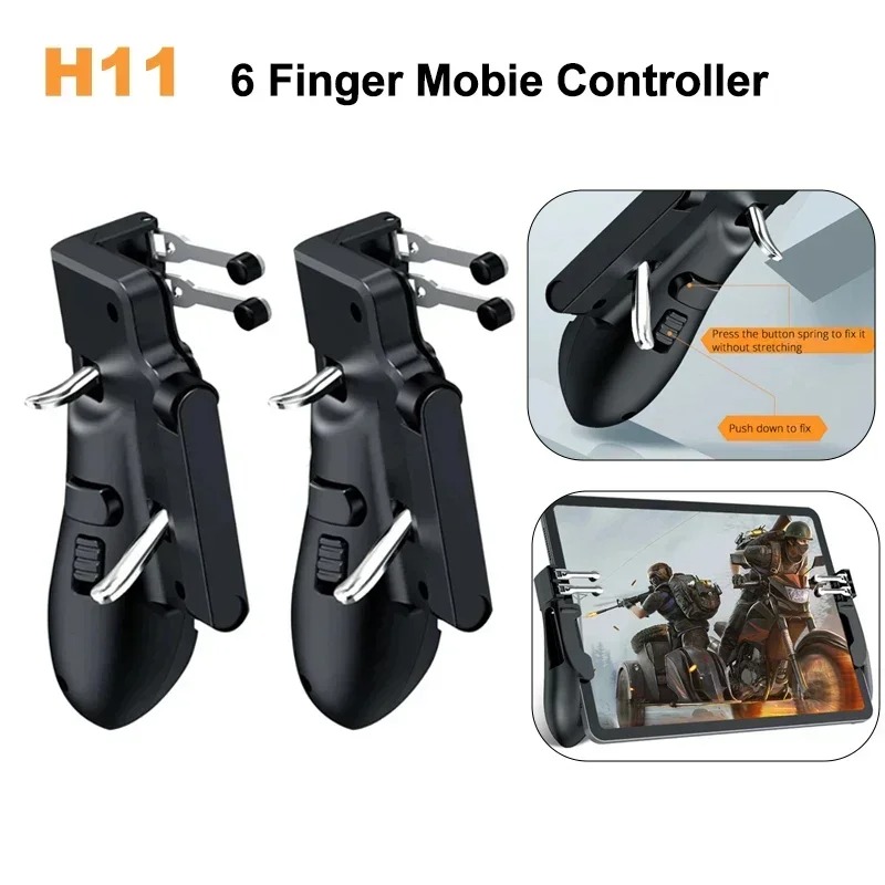 Gaming Accessories For Your Phone - Мобильный контроллер H11 PUBG Aim Shooting,