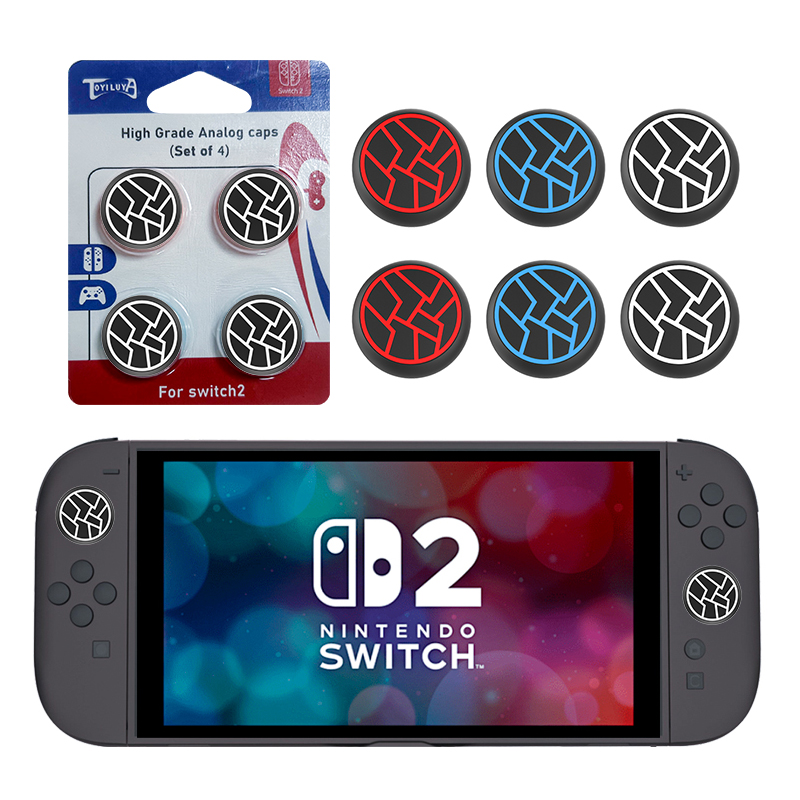 Gaming Accessories Nintendo Switch - 4 силиконовых колпачка, резиновые ручки для