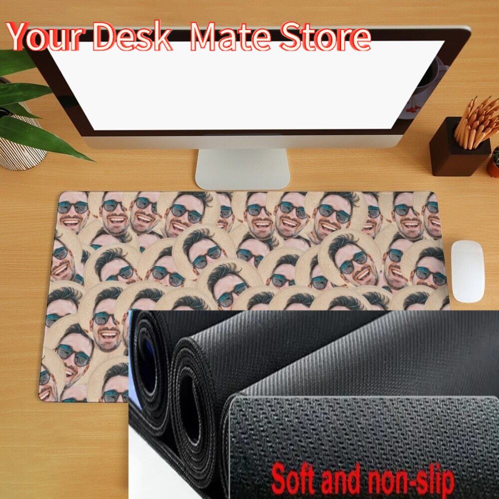 Gaming Accessories Photo - Настольный коврик для лица на заказ,