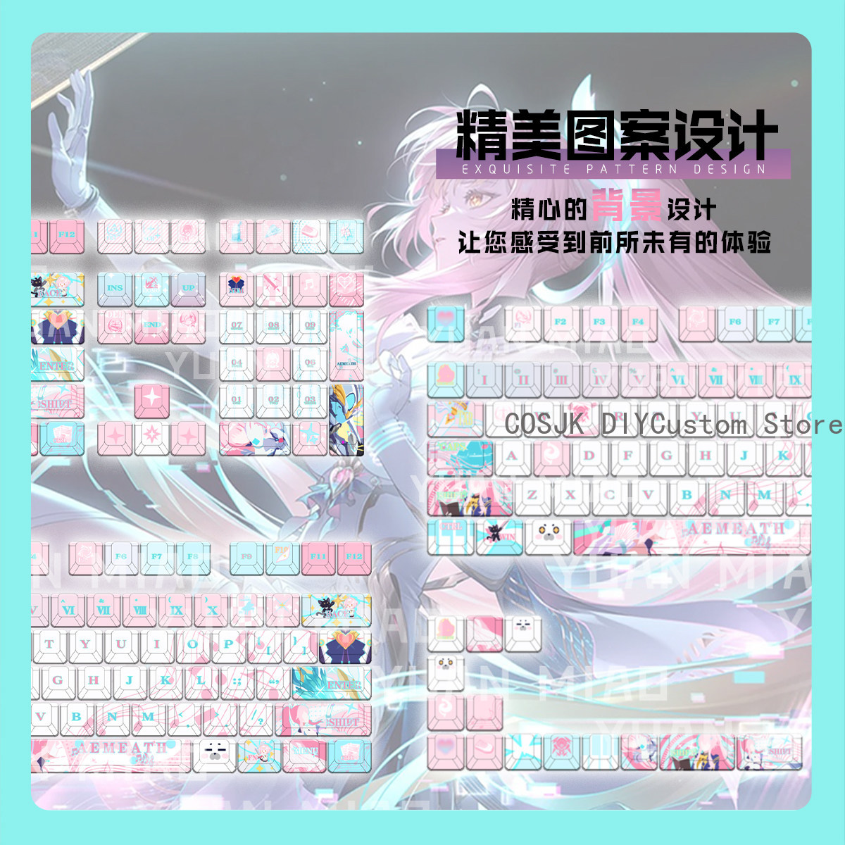 Комплект из 122 аниме-кейкапов – обзор и цена Gaming Accessories In China
