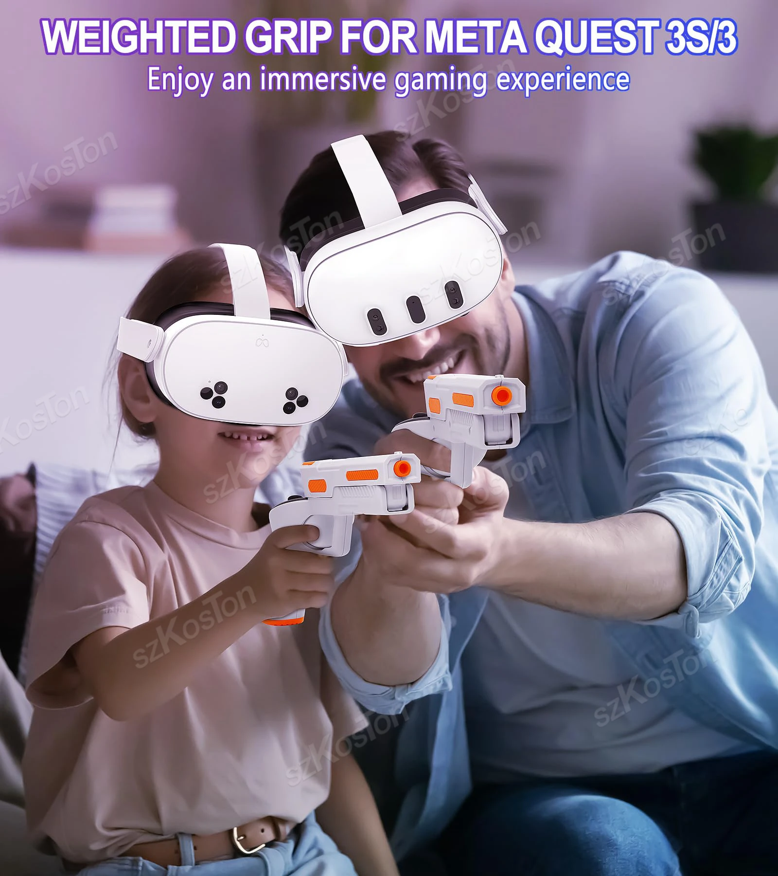 Ручки VR Gun Stock для Meta Qu – обзор и цена Gaming Accessories Vr